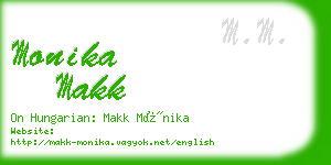 monika makk business card